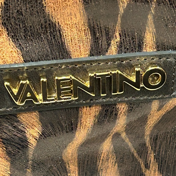 Mario Valentino Albina by Mario Leather Zebra Print Tote Bag - Picture 14 of 17